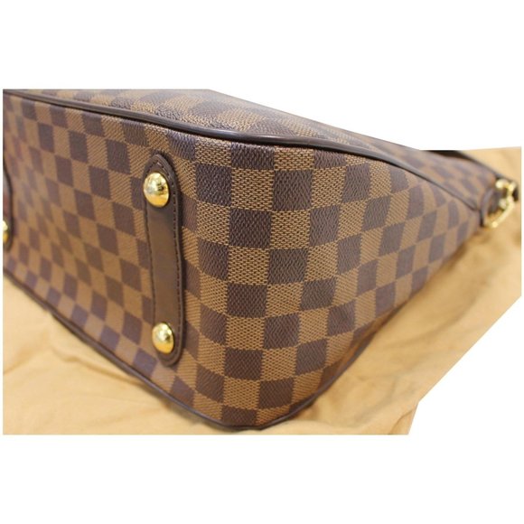 LOUIS VUITTON CABAS ROSEBERY DAMIER EBENE SHOULDER - Picture 6 of 11